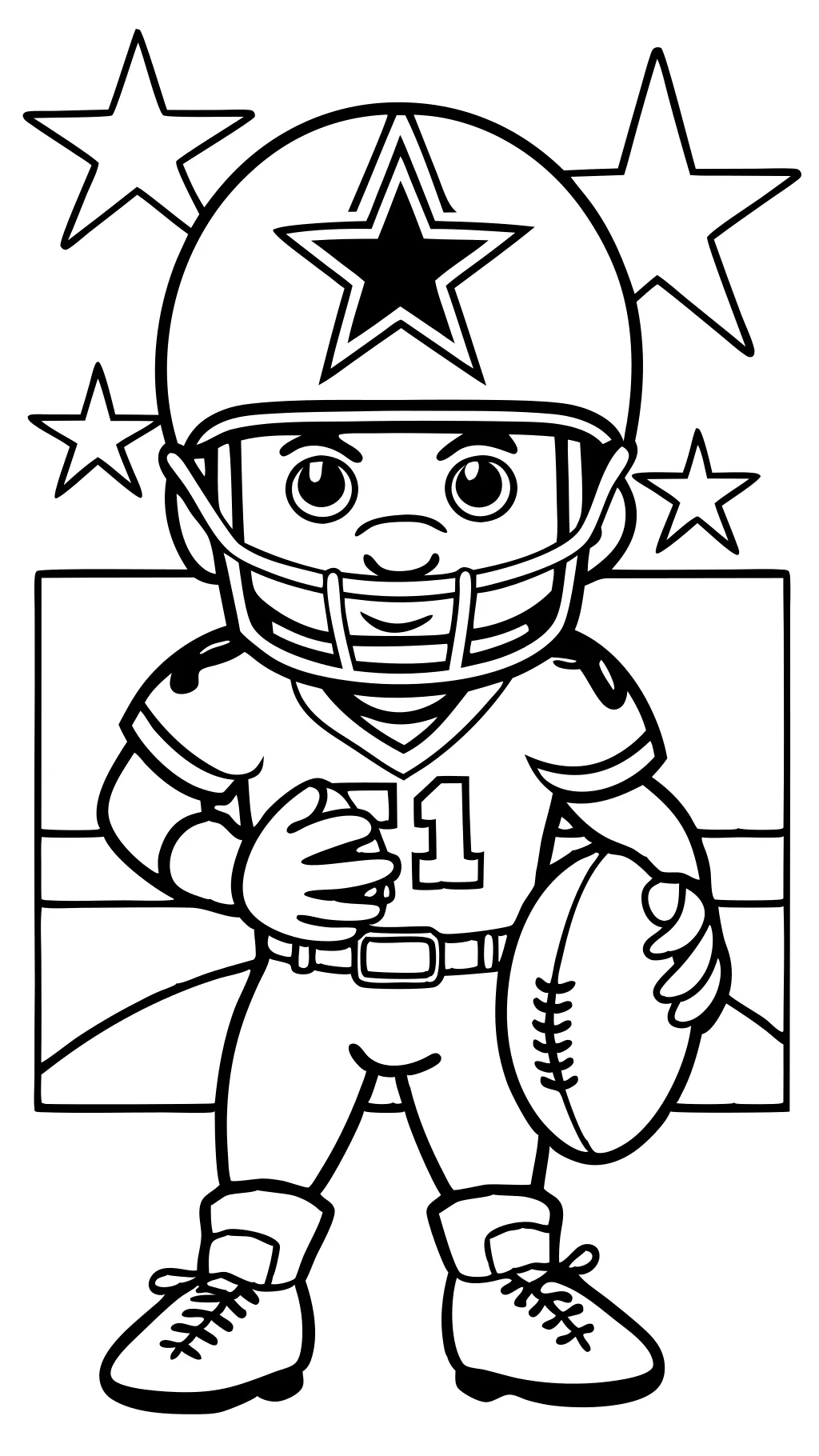 dallas cowboy coloring pages